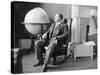 Theodore Roosevelt in Rocking Chair Photograph - Washington, DC-Lantern Press-Stretched Canvas