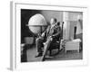 Theodore Roosevelt in Rocking Chair Photograph - Washington, DC-Lantern Press-Framed Art Print