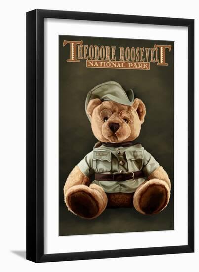 Theodore Roosevelt National Park - Teddy Bear-Lantern Press-Framed Art Print