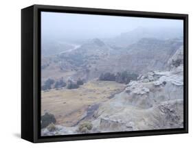 Theodore Roosevelt National Park-Gordon Semmens-Framed Stretched Canvas