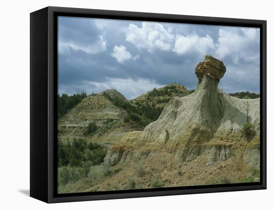 Theodore Roosevelt National Park-Gordon Semmens-Framed Stretched Canvas