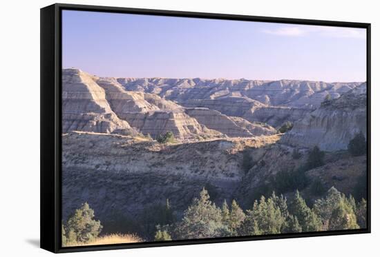 Theodore Roosevelt National Park-Gordon Semmens-Framed Stretched Canvas