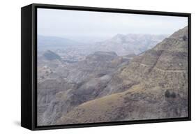 Theodore Roosevelt National Park-Gordon Semmens-Framed Stretched Canvas