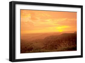 Theodore Roosevelt National Park-Gordon Semmens-Framed Photographic Print