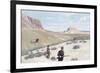 Theodore Roosevelt 'Sage Grouse Shooting' (Watercolor and Gouache on Paper)-Henry Francois Farny-Framed Giclee Print