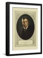 Theodore Roosevelt, Secretary of Navy, Rough Rider, Governor and President-Forbes Lithograph Co-Framed Art Print