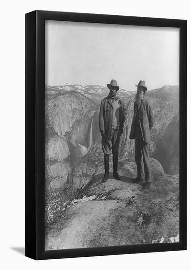 Theodore Roosevelt with John Muir Archival Photo Poster Print-null-Framed Poster