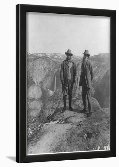 Theodore Roosevelt with John Muir Archival Photo Poster Print-null-Lamina Framed Poster