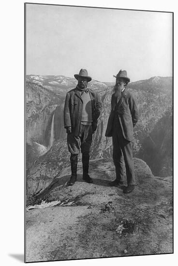 Theodore Roosevelt with John Muir-null-Mounted Photo