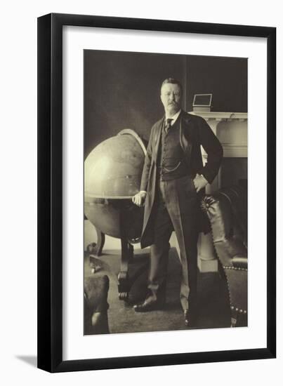 Theodore Roosevelt-Rockwood Photo Co-Framed Art Print