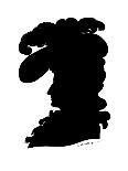 Empress Eugenie in Silhouette-Theodore Tharp-Stretched Canvas