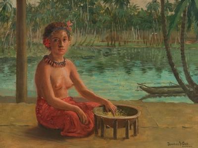 Making Kava, Samoa, 1901