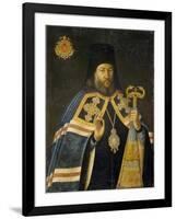 Theodosius Yankovsky, Archbishop of St. Petersburg and Prior of Alexander Nevsky Monastery, 1770s-Alexei Petrovich Antropov-Framed Giclee Print