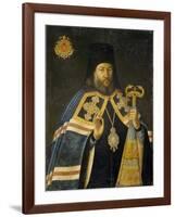 Theodosius Yankovsky, Archbishop of St. Petersburg and Prior of Alexander Nevsky Monastery, 1770s-Alexei Petrovich Antropov-Framed Giclee Print