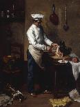 In the Kitchen-Theodule Ribot-Stretched Canvas