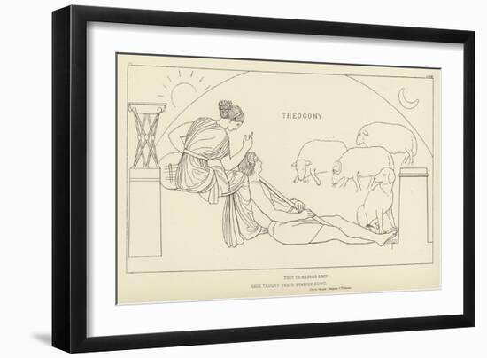 Theogony-John Flaxman-Framed Giclee Print