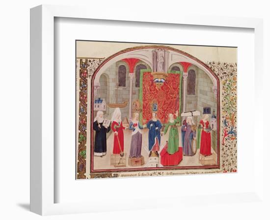 Theological and Cardinal Virtues, from "Ethics, Politics and Economics" by Aristotle-null-Framed Giclee Print