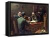 Theological Debate, 1888-Eduard Frankfort-Framed Stretched Canvas