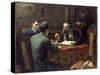 Theological Debate, 1888-Eduard Frankfort-Stretched Canvas