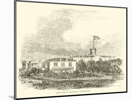 Theological Seminary, Gettysburg, July 1863-null-Mounted Giclee Print
