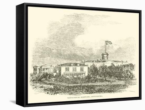 Theological Seminary, Gettysburg, July 1863-null-Framed Stretched Canvas