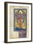 Theophany of Divine Love (Vision from Liber Divinorum Operum), C.1220-30 (Gouache on Parchment)-German School-Framed Giclee Print