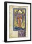 Theophany of Divine Love (Vision from Liber Divinorum Operum), C.1220-30 (Gouache on Parchment)-German School-Framed Giclee Print