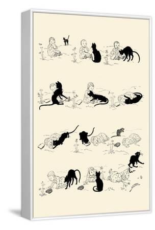 Affiche Chat Et Bébé Par Steinlen - Reproduction D'art Vintage, Plusieurs Tailles
