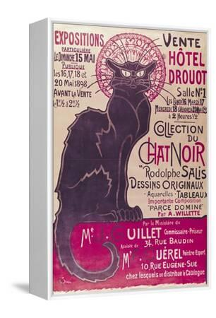 Poster Advertising an Exhibition of the Collection Du Chat Noir