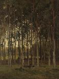 View in the Woods-Theophile de Bock-Mounted Art Print