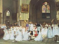 Confirmation at Villiers le Bel-Theophile E. Duverger-Laminated Giclee Print