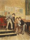 In the Schoolroom-Theophile E. Duverger-Giclee Print