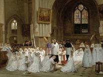 First Communion, 1867-Theophile Emmanuel Duverger-Framed Giclee Print