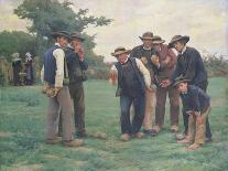 Playing Boules on the Outskirts of Concarneau-Theophile Louis Deyrolle-Giclee Print