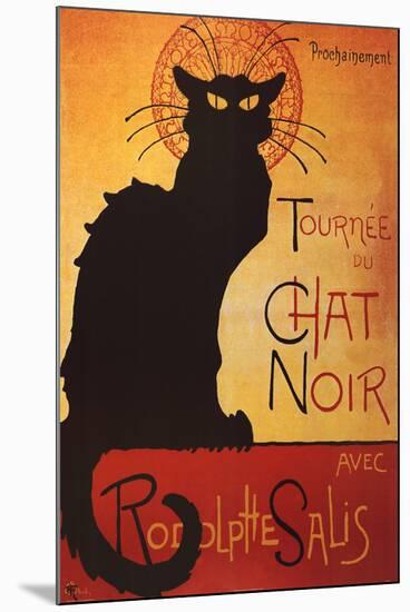 Theophile Steinlen Tournee du Chat Noir Avec Rodolphe Salis Art Print Poster-null-Mounted Poster