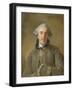 Theophile van Robais, pastel-Jean-Baptiste Perronneau-Framed Giclee Print