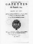 Title Page of the First Collection of "La Gazette", 1632-Theophraste Renaudot-Laminated Giclee Print