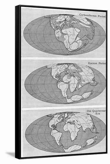 Theory of Continental Drift, 1922-null-Framed Stretched Canvas