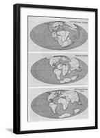 Theory of Continental Drift, 1922-null-Framed Giclee Print