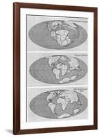 Theory of Continental Drift, 1922-null-Framed Giclee Print