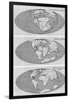 Theory of Continental Drift, 1922-null-Framed Giclee Print