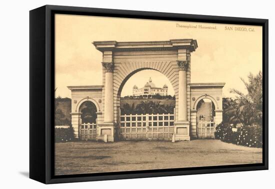 Theosophical Homestead, Point Loma-null-Framed Stretched Canvas