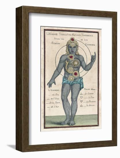 Theosophy Chakras 1696-null-Framed Photographic Print