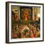 Theotokos Life-Giving Spring, End of 17th C-null-Framed Giclee Print