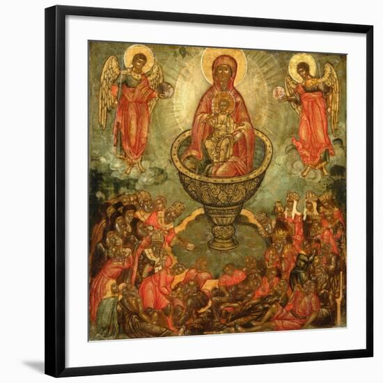 Theotokos Life-Giving Spring, End of 17th C-null-Framed Giclee Print