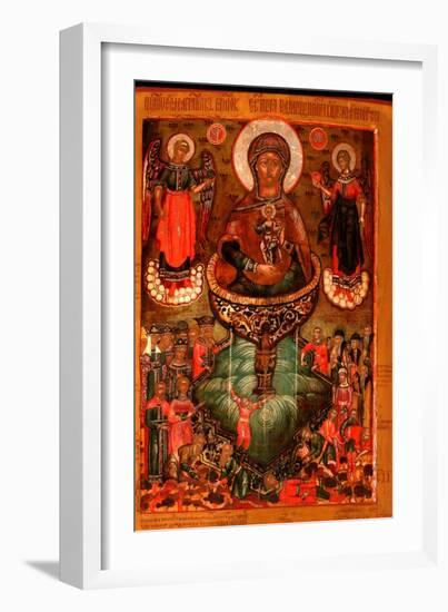 Theotokos Life-giving Spring-null-Framed Giclee Print