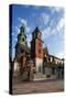 Ther Wawel Cathedral Tower and the Domes Above the Sigismund Chapel-null-Stretched Canvas