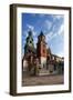 Ther Wawel Cathedral Tower and the Domes Above the Sigismund Chapel-null-Framed Photographic Print