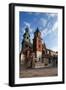 Ther Wawel Cathedral Tower and the Domes Above the Sigismund Chapel-null-Framed Photographic Print