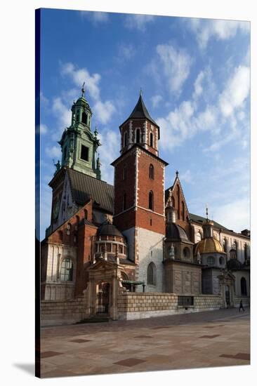Ther Wawel Cathedral Tower and the Domes Above the Sigismund Chapel-null-Stretched Canvas